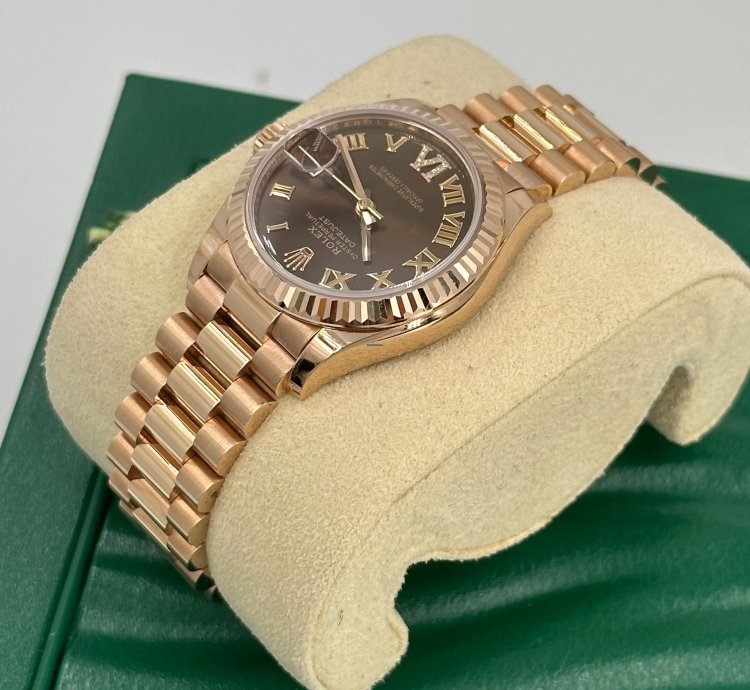 Rolex Datejust 31 Choc Roman Diamonds Viix