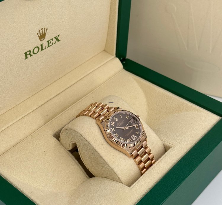 Rolex Datejust 31 Choc Roman Diamonds Viix