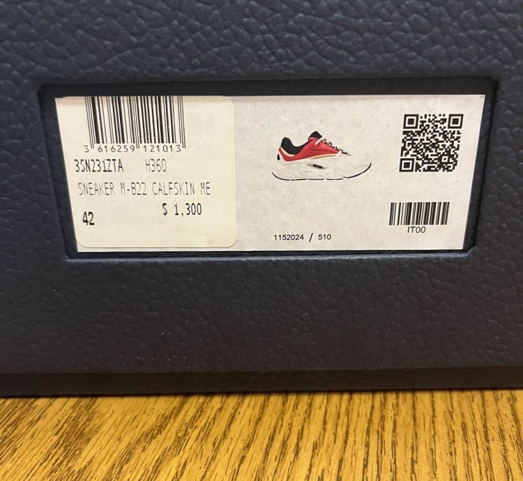 Dior B22 Sneaker Burgundy Gold