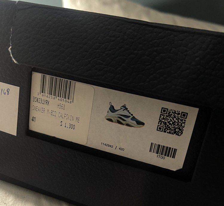Dior B22 Sneaker Ice Blue