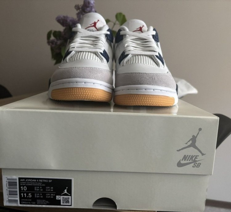 Air Jordan 4 Nike Sb Navy