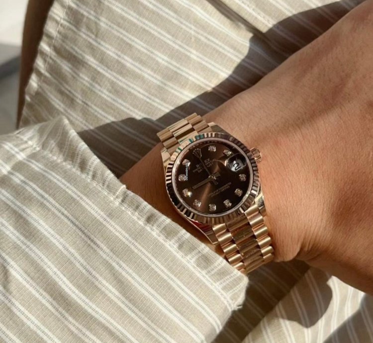 Rolex Datejust 31 Diamonds Choc