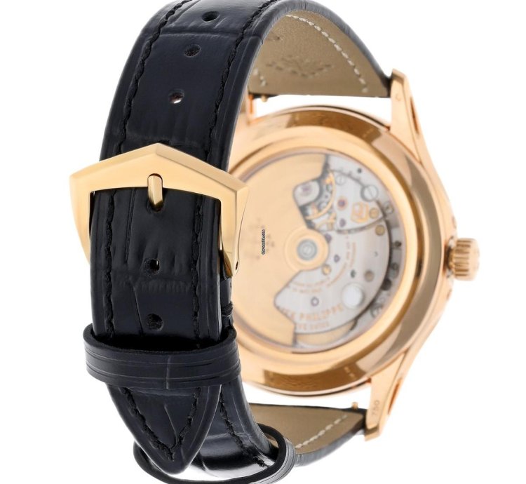 Patek Philippe Annual Calendar Complications 5205r-001 Rose Gold Silver Dial Mens Watch Complete