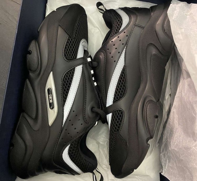 Dior B22 Sneakers Black Silver