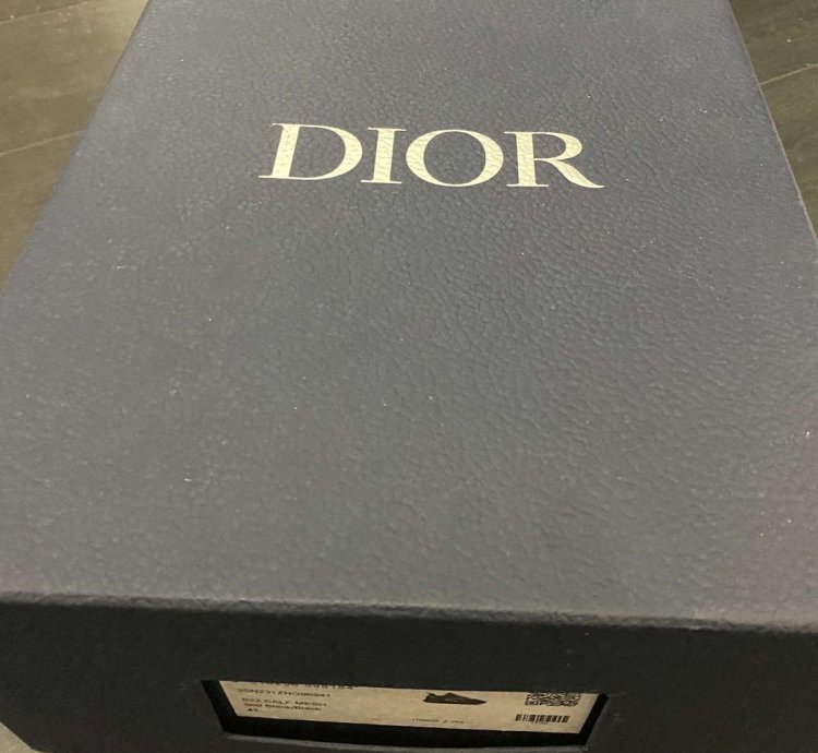Dior B22 Sneakers Black Silver