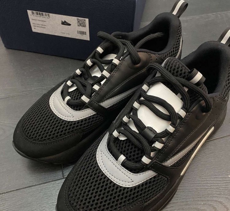 Dior B22 Sneakers Black Silver