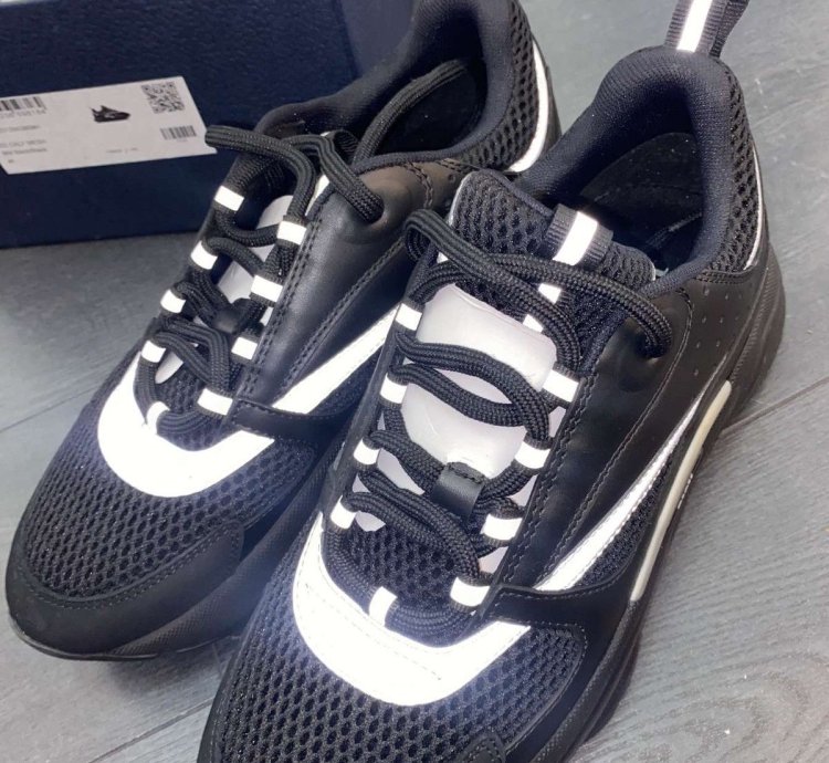 Dior B22 Sneakers Black Silver