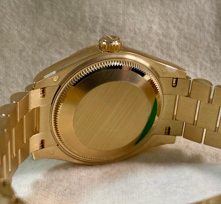 Rolex Datejust 31 Full Stickers 2025 Datejust 31 Yellow Gold President Mother-of-pearl Diamond Dial 278278