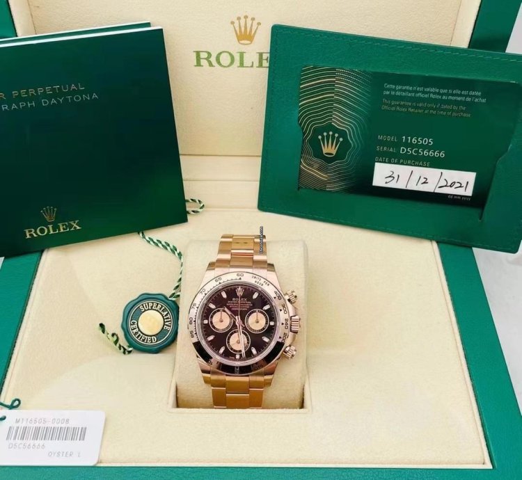 Rolex Daytona 116505 Black Dial 2021