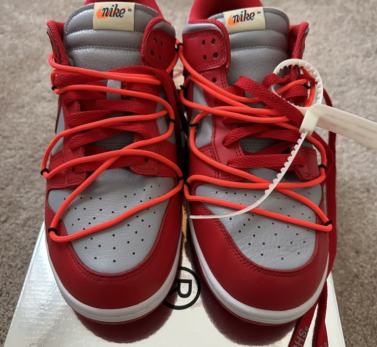 Nike Dunk Low Off-white University Red
