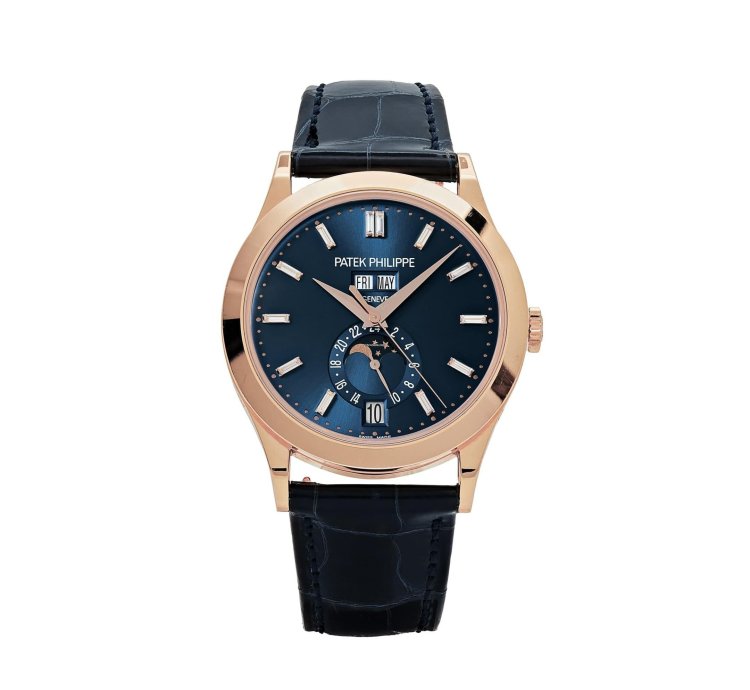 Patek Philippe Annual Calendar Complications 5396r-015 Annual Calendar Rose Gold Blue Dial 2019