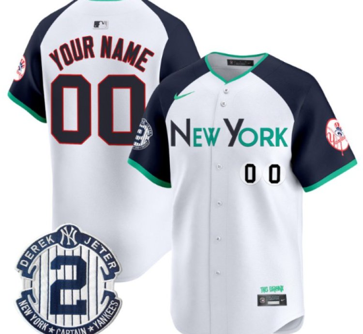 Custom New York Yankees Jersey City Connect Vapor Premier Limited Stitched Alternate
