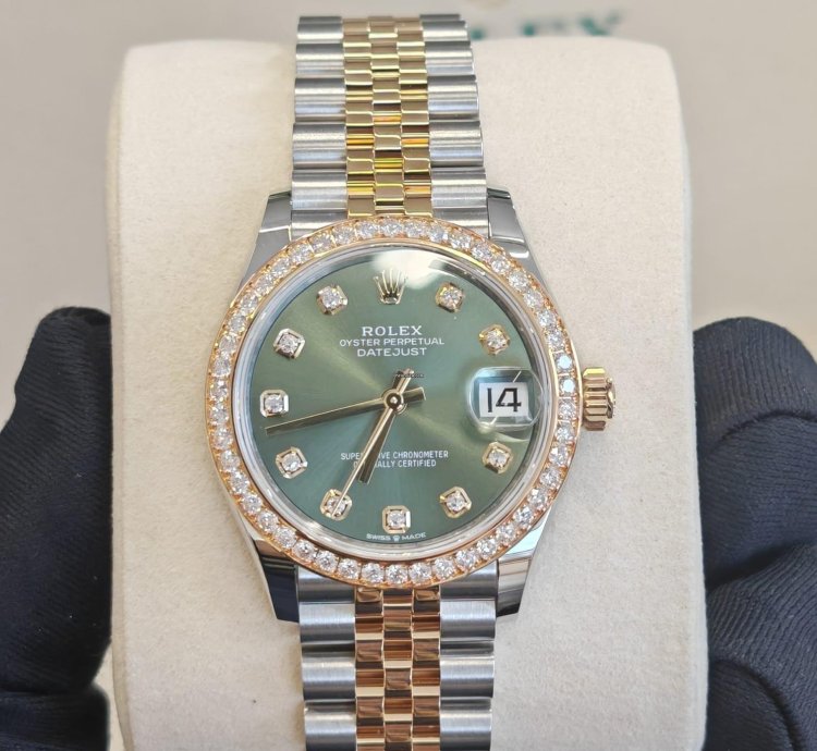 Rolex Datejust 31 Green Diamonds Jub