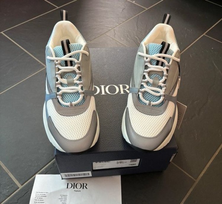 Dior B22 Sneakers Grey Blue