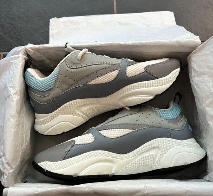 Dior B22 Sneakers Grey Blue