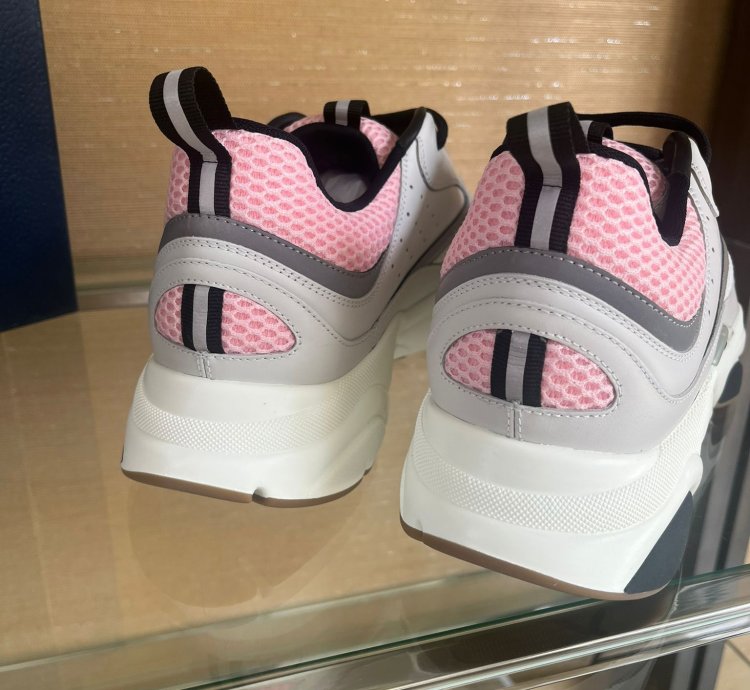 Dior B22 Sneakers In Pale Grey Pink