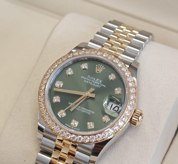 Rolex Datejust 31 Green Jub