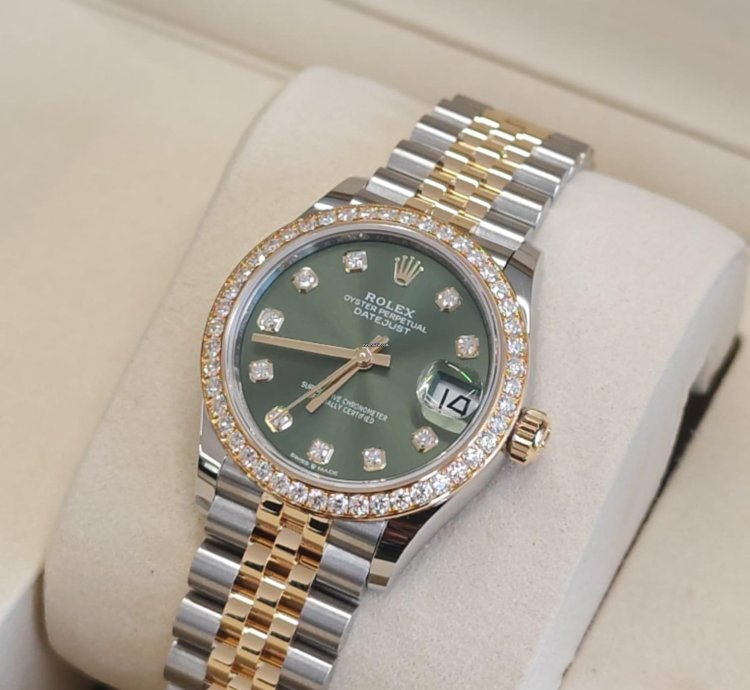 Rolex Datejust 31 Green Jub