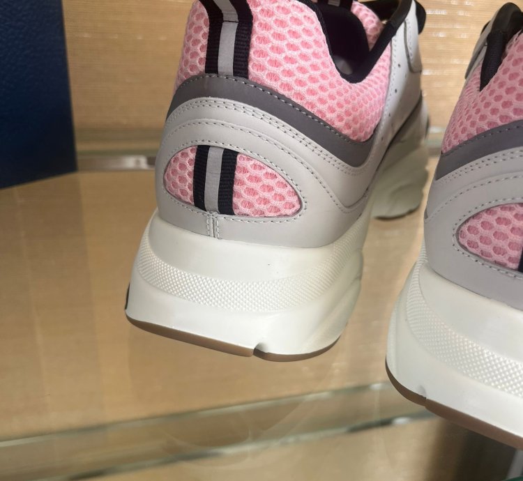 Dior B22 Sneakers In Pale Grey Pink