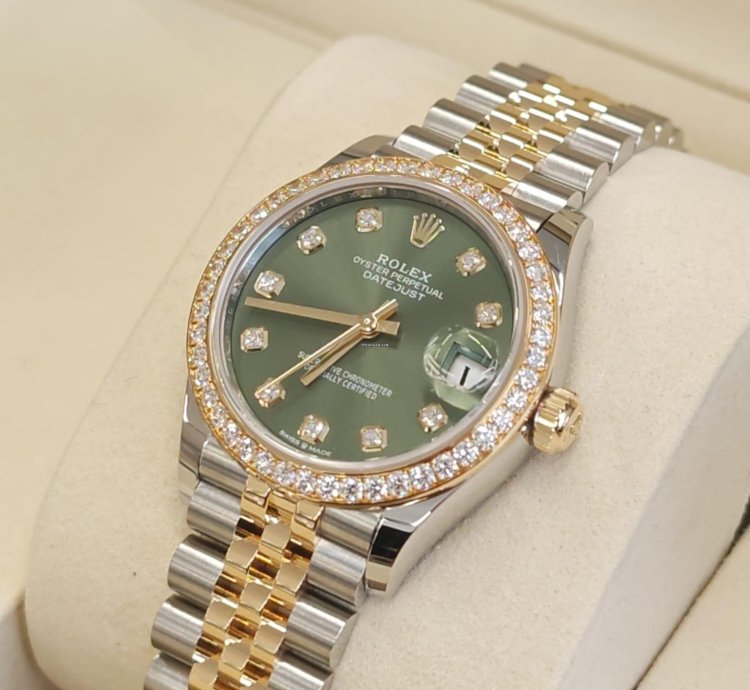 Rolex Datejust 31 Green Jub