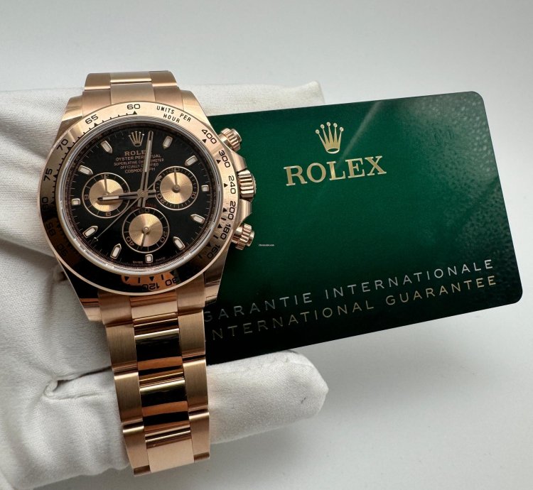 Rolex Daytona 116505 Everose Gold Black Dial New 2022