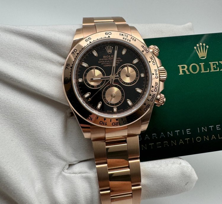 Rolex Daytona 116505 Everose Gold Black Dial New 2022
