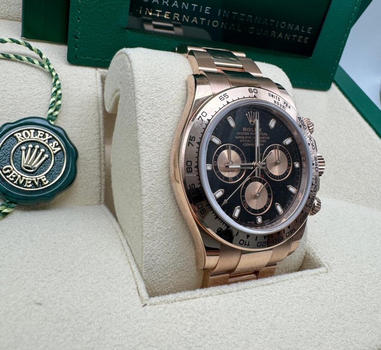Rolex Daytona 116505 Everose Gold Black Dial New 2022