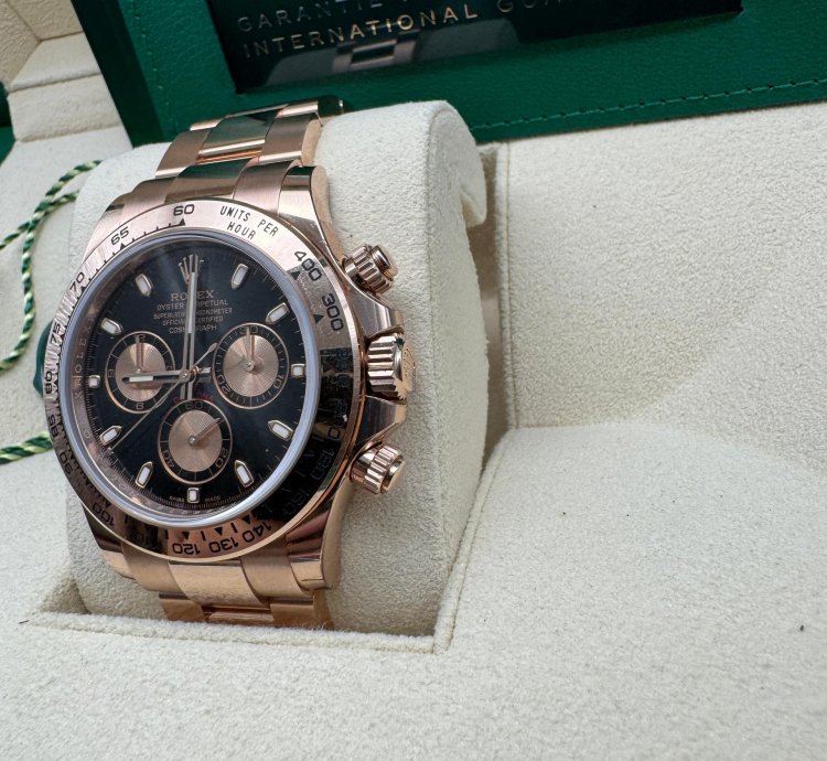 Rolex Daytona 116505 Everose Gold Black Dial New 2022