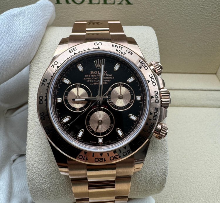 Rolex Daytona 116505 Everose Gold Black Dial New 2022