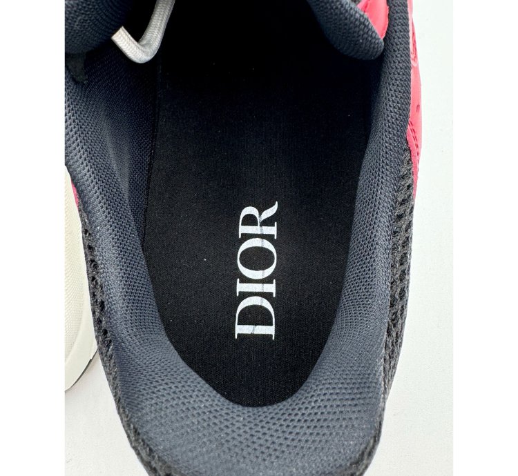 Dior B22 White Black Burgundy Gold Size 16 Eu 49