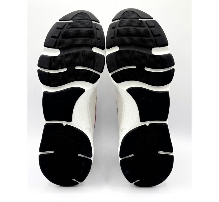 Dior B22 White Black Burgundy Gold Size 16 Eu 49