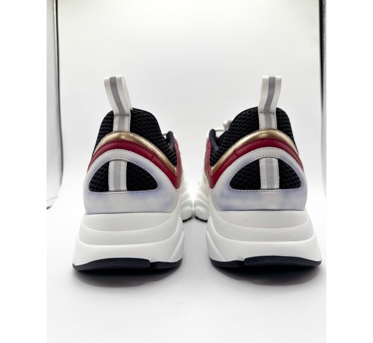 Dior B22 White Black Burgundy Gold Size 16 Eu 49