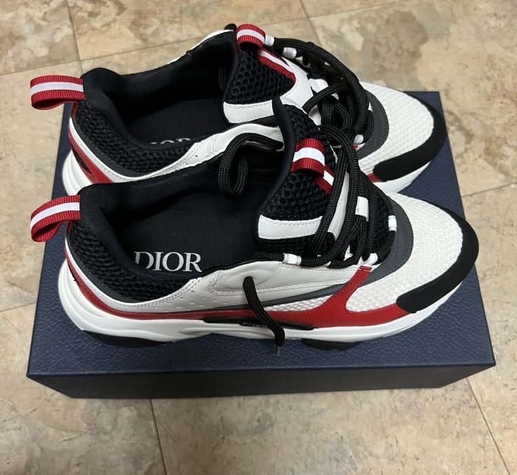 Dior B22 White Red