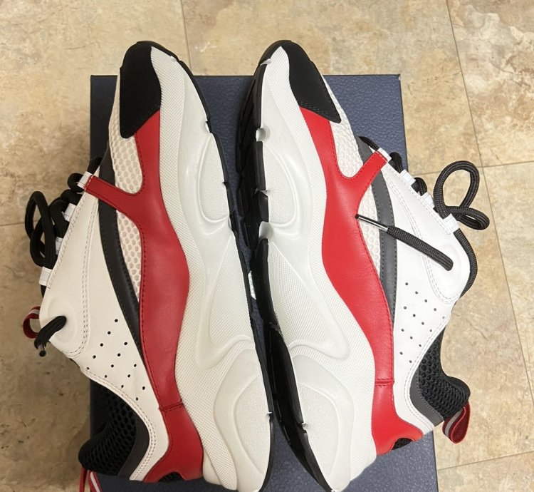 Dior B22 White Red