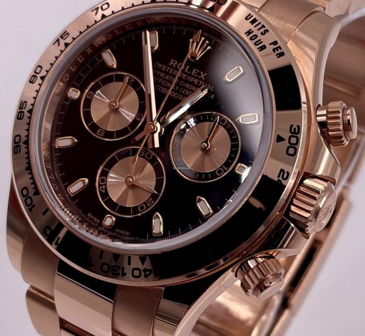 Rolex Daytona 116505 Rose Gold Black Dial Unworn 2022