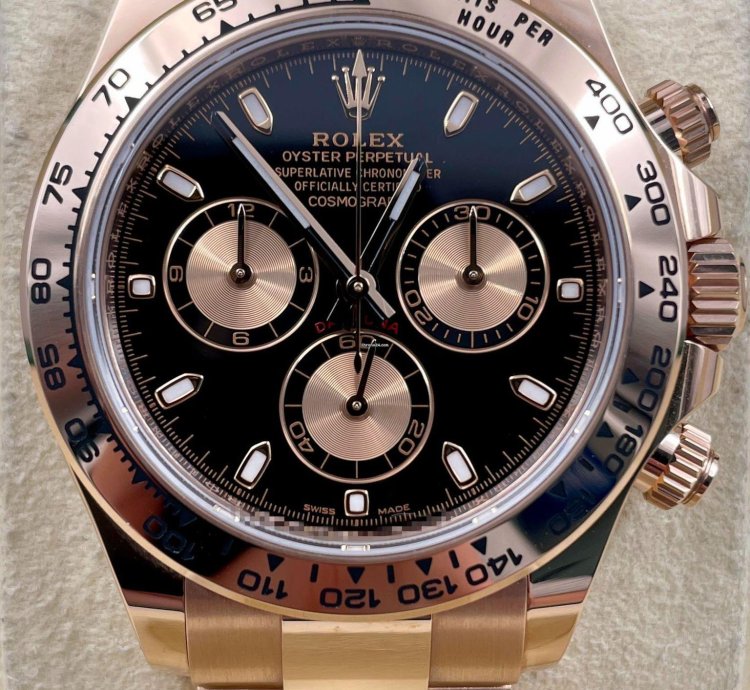 Rolex Daytona 116505 Rose Gold Black Dial Unworn 2022