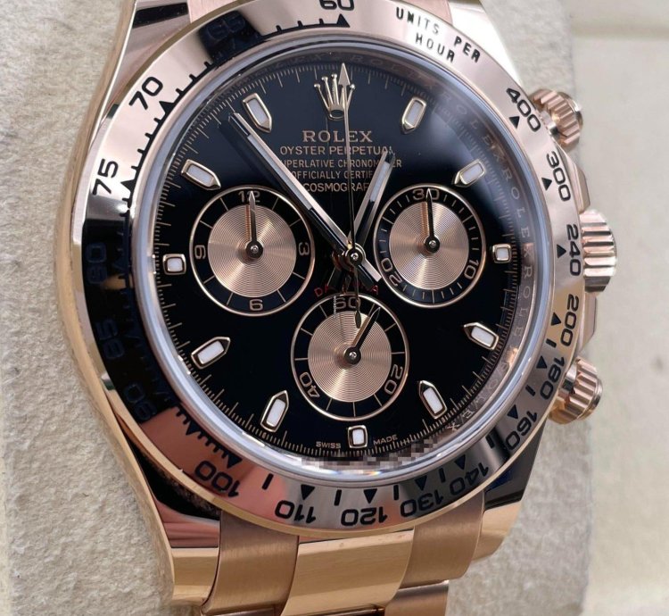 Rolex Daytona 116505 Rose Gold Black Dial Unworn 2022