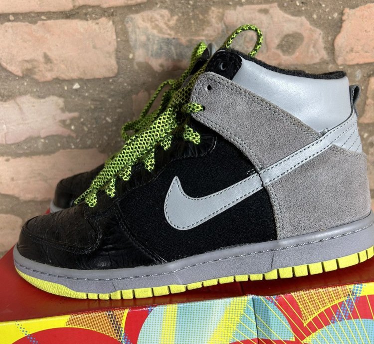 00s Vintage Nike Sb Dunk High Wrinkled Patent