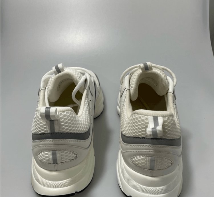 Dior B22 White Silver Sneakers Men Eu 43 Us 10