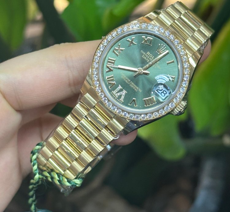Rolex Datejust 31 Green Viix Roman