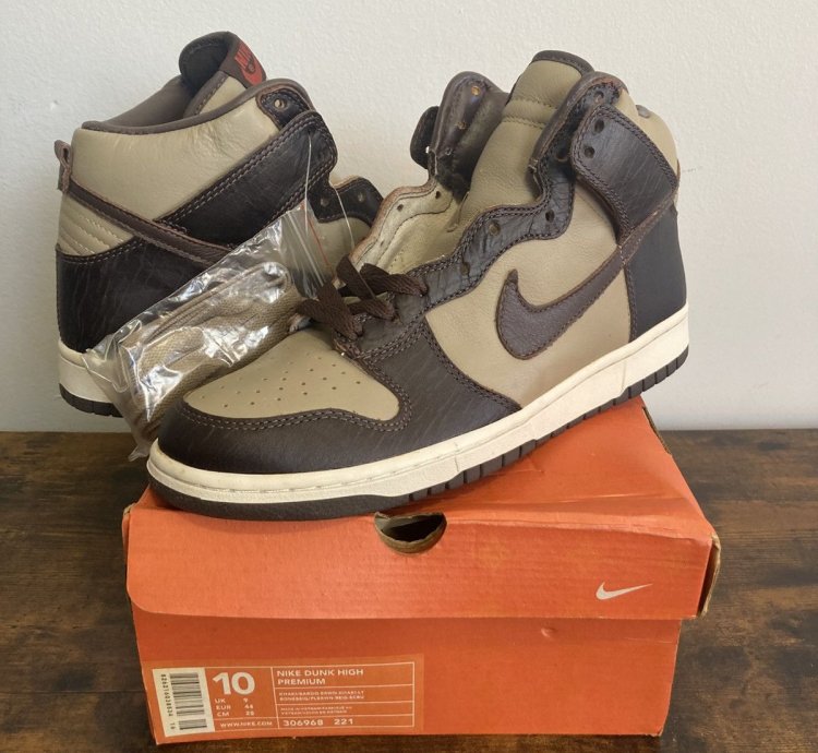 2003 Nike Dunk High Khaki Baroque