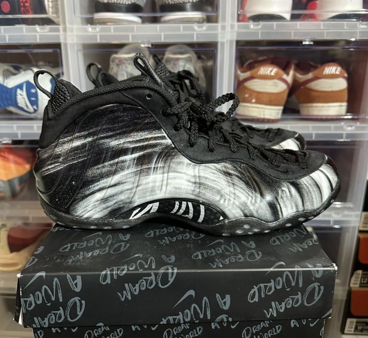 Nike Foamposite Dream World Black Size 12