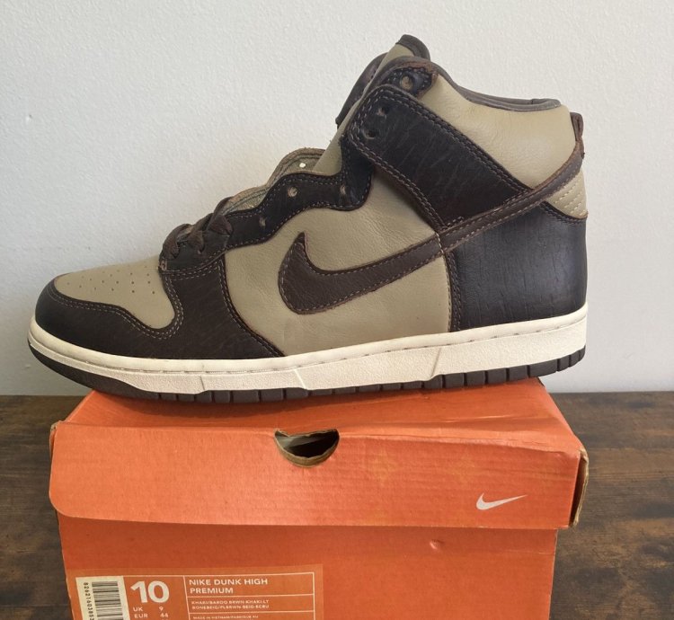 2003 Nike Dunk High Khaki Baroque