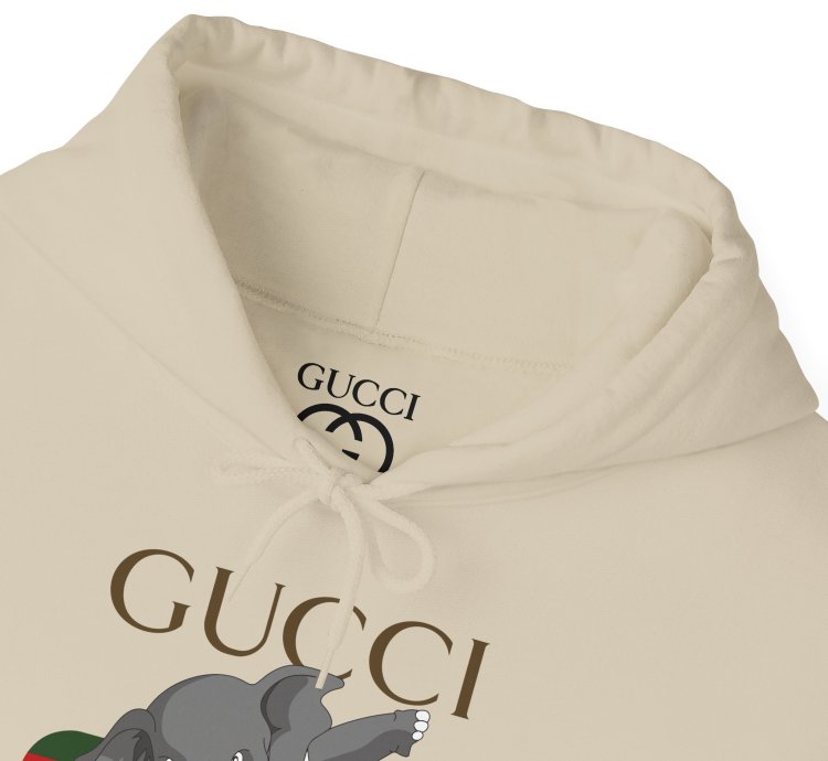 Gucci Elephant Sand Hoodie - Size Usa