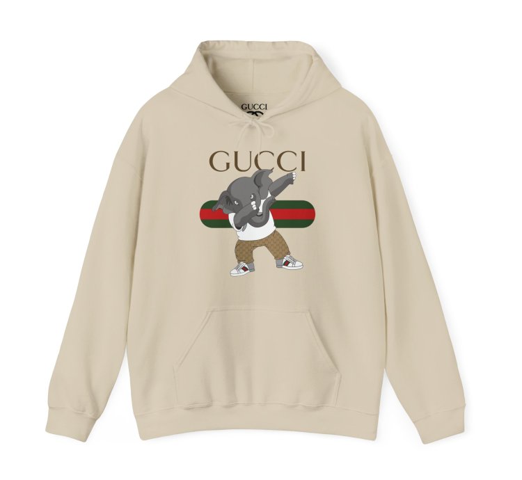 Gucci Elephant Sand Hoodie - Size Usa