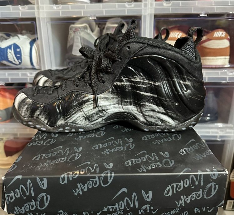 Nike Foamposite Dream World Black Size 12