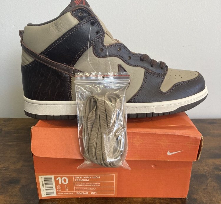 2003 Nike Dunk High Khaki Baroque