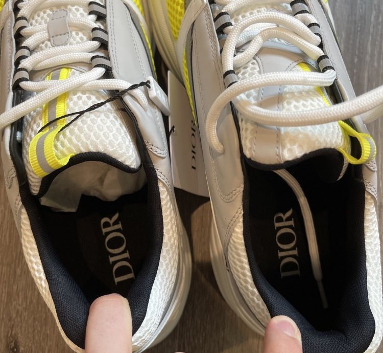 Dior B22 White Yellow