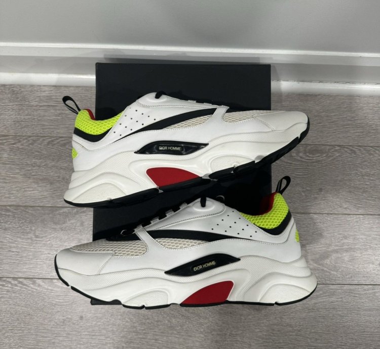 Dior B22 White Yellow Red Brand New