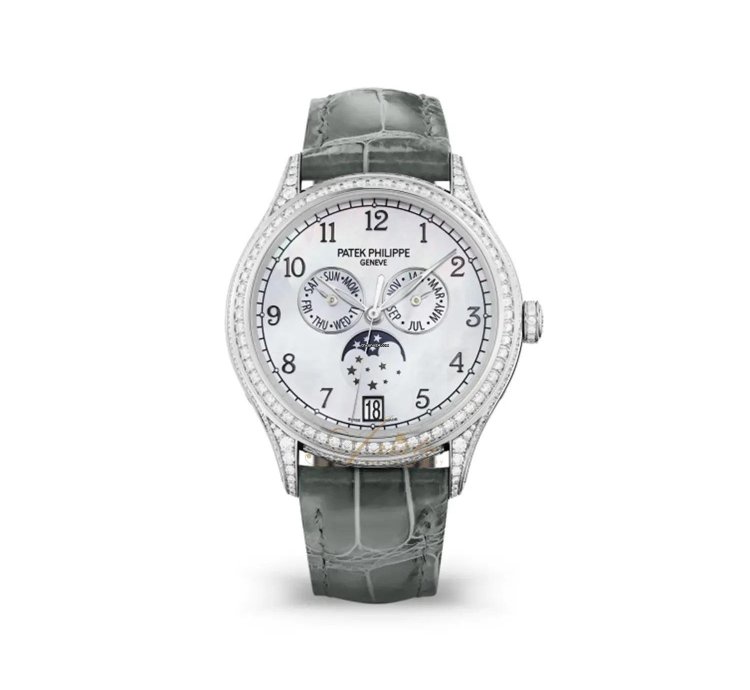 Patek Philippe Annual Calendar Complications Full Set Diamonds